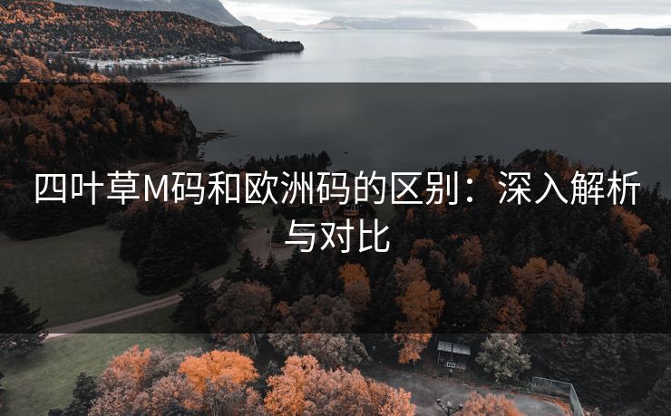 四叶草M码和欧洲码的区别：深入解析与对比